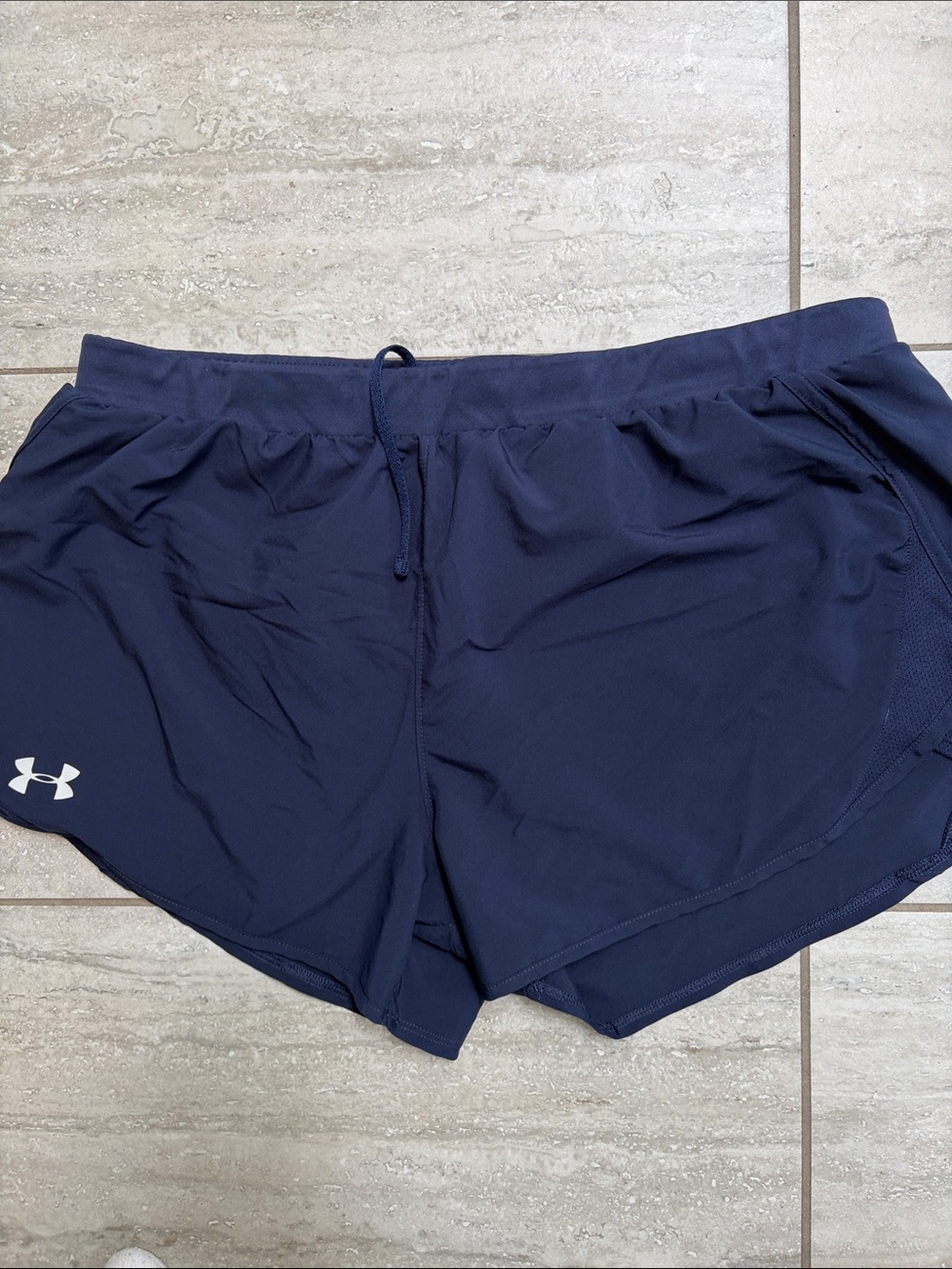 Under Armour Women's Dark Blue Athletic Running Shorts